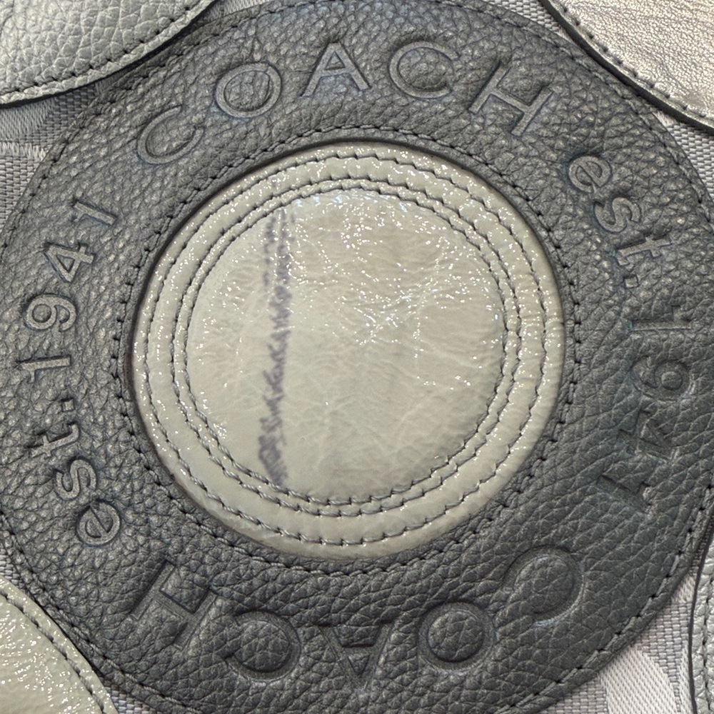 2011 Coach Pierced “Maggie” Patchwork Shoulder Ba… - image 15